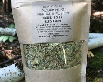 Linden Nourishing Herbal Infusion; Linden tea