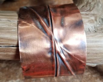 Fold Formed Copper Cuff