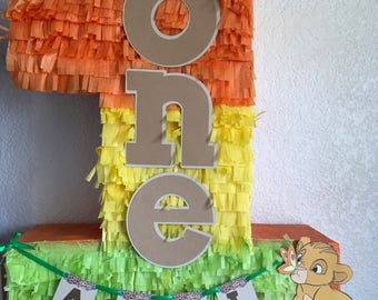 The lion king simba number one personalized piñata