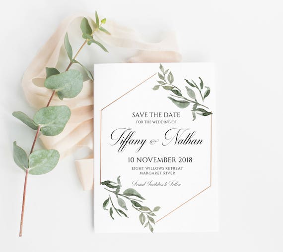 postcards save the date template