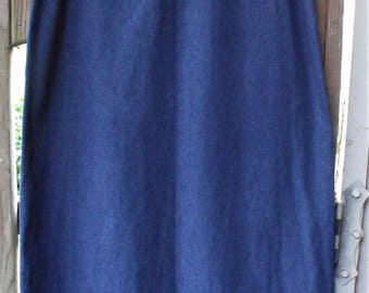 Retro Denim Jumper/ Vintage Denim/ Thrifted Funwear/ Farmhouse Chic/ Casual Clothing/ Shabbyfab Thrift