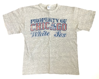 vintage white sox t shirt