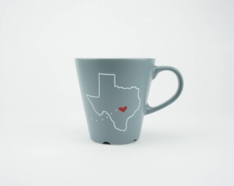 Mug with Two States or Countries. Best Friend Mug. Long Distance Gift. Gift for Best Friend. Gift under 25. Custom State Mug