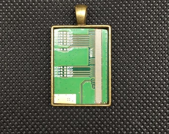 Computer Chip Jewelry Pendant