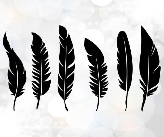 Boho Feathers SVG cut files Boho Feathers SVG Tribal Boho