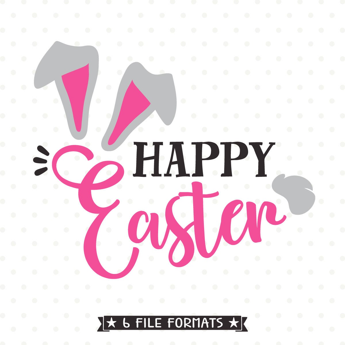 Download Easter SVG file Happy Easter file Bunny Ears svg Easter