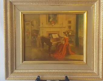 Vintage Turner Wall Accessory Framed Watercolor Print