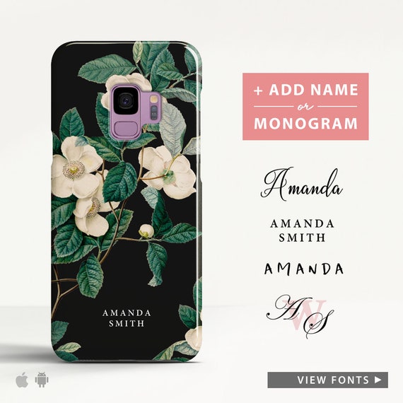samsung s9 case initials samsung s9 case initials