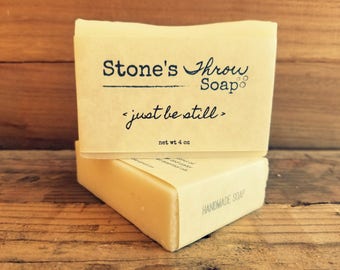 Just Be Still Handmade Bar Soap