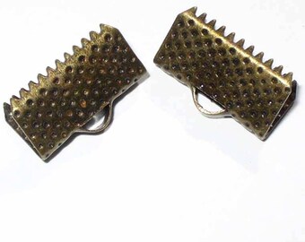 20 Brown ribbons with claws 10x5mm AC133 talons
