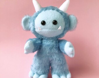 stuffed monster toy - plush monster toy - stuffed animal toy - monster softie - monster plushie - stuffed monster