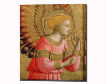 Annunciatory Angel Fra Angelico Home Decor Canvas Art Canvas Print Wall Art Print Ready to Hang