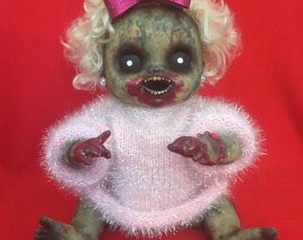 Irra Tation is a OOAK zombie baby art doll