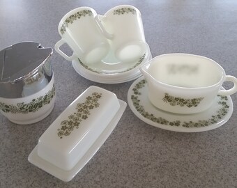 Crazy Daisy Green Pyrex