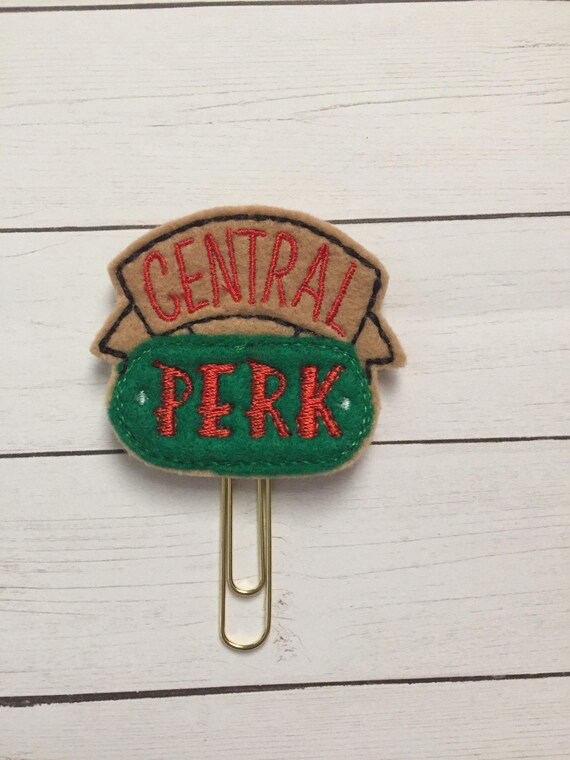 Central Perk Clip/Planner Clip/Bookmark. Friends Planner Clip. Coffee Planner Clip. TV Planner Clip. Character Planner Clip. Show Clip
