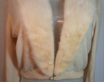 FREE SHIPPING 1950 Cashmere Mink Sweater