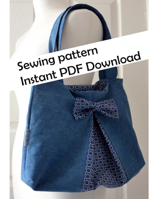 Easy Bow Bag PDF sewing pattern