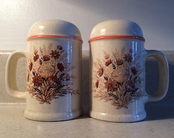 Vintage 1980's Salt & Pepper Shakers Made In Japan