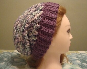 Purple Slouchy Hat, Womens Purple Slouchy Hat, Purple Slouch Hat, Womens Purple Hat, Purple Hat, Slouchy Hat, Slouch Hat, Slouchy Hat Purple