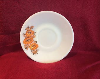 Pyrex JAJ Sunflower Saucer circa 1970