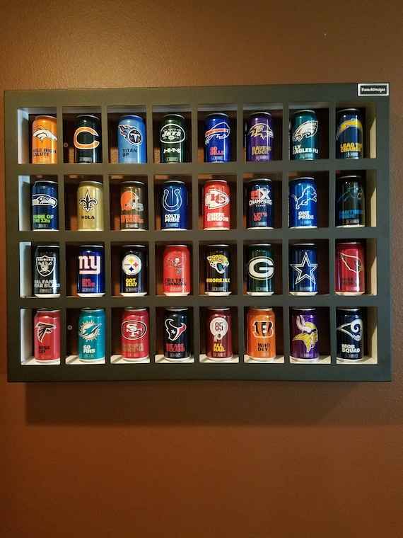NFL Beer Can Display Case NFL Beer Can Display Case