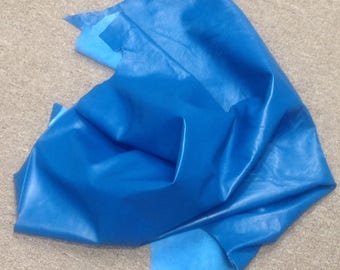 RD13. Blue Leather Lambskin