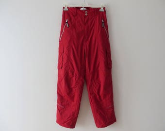 Vasaloppet Men Snow Red Ski Suit Retro Overall Snowsuit Hipster Snow Pants Outdoor Winter Wear Gear Jumpsuit Snowboard Medium Gift to Son
