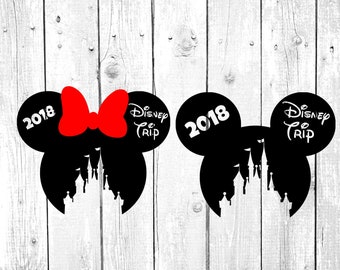 2018 Disney Trip svg, disney svg, mickey minnie mouse svg, clipart, dxf,png, cut files for cricut and silhouette