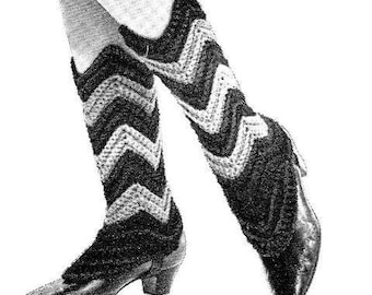 Ripple Spats Crochet Pattern 723105