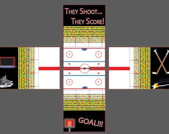 Care Package Easy Install: Hockey Large USPS Box Decoration