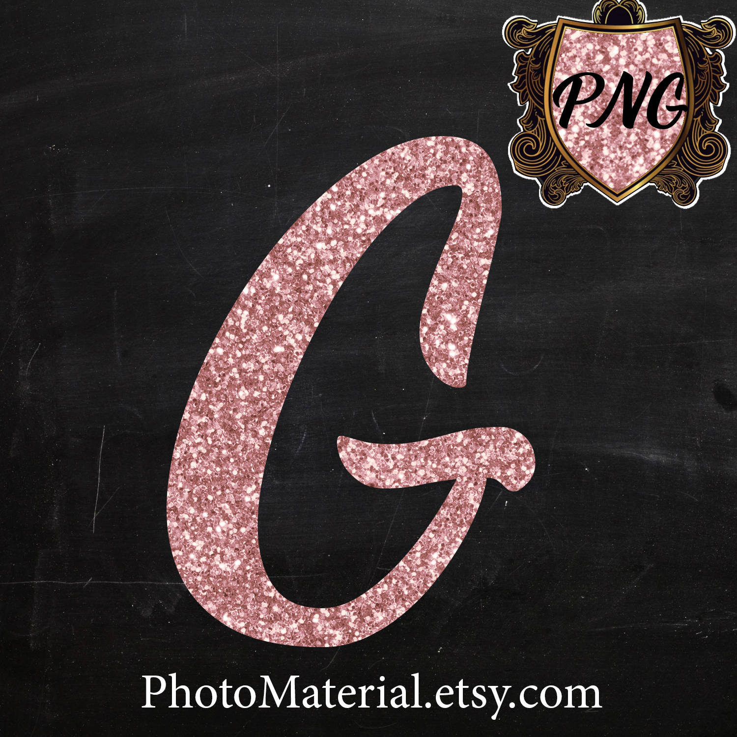 Rose gold glitter alphabet clipart Rose gold font Sparkle hand