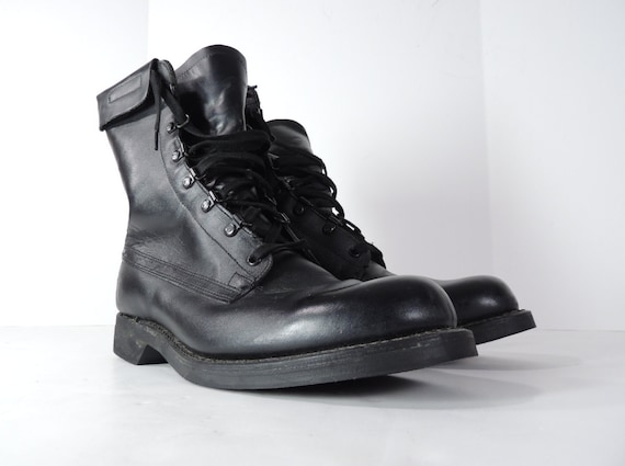 Vintage Original Addison Biltrite Black Leather Boots Mens