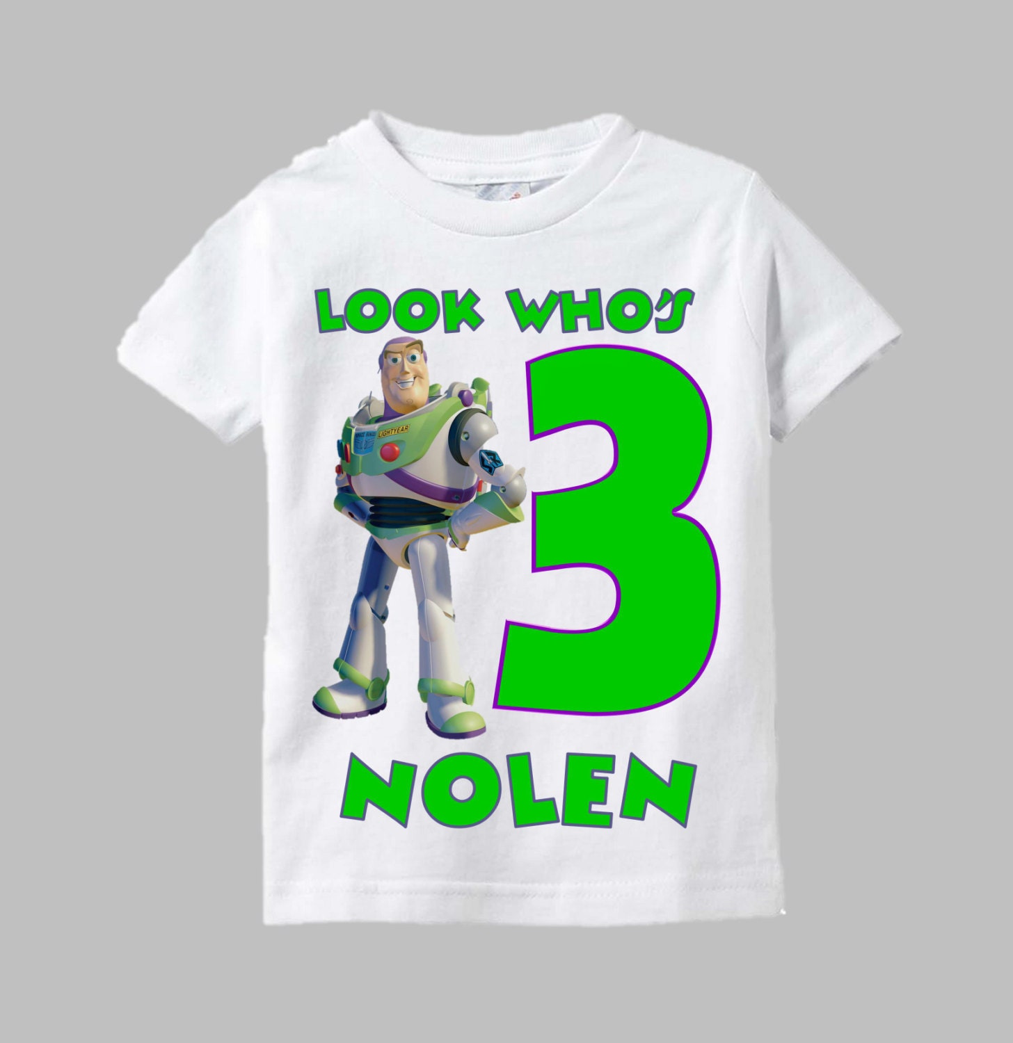 buzz lightyear birthday shirt