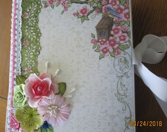 Birds and Blooms Album/Scrapbook