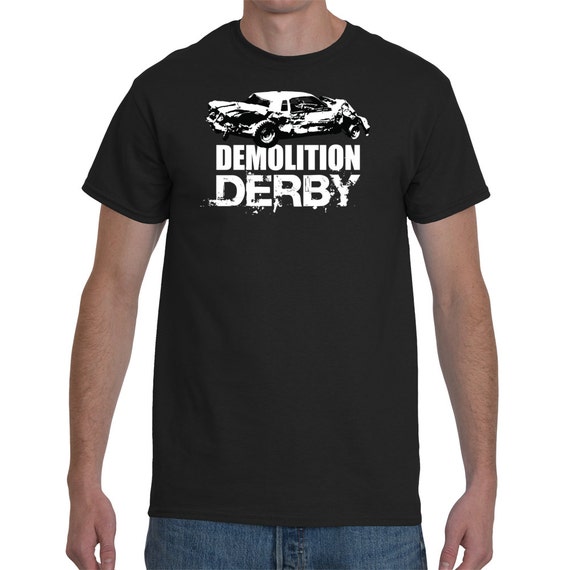 Demolition Derby T-Shirt Derby Car Design Side View