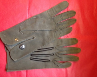 vintage speare table cut suede gloves
