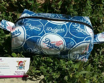Dodgers box vinyl zipper bag!
