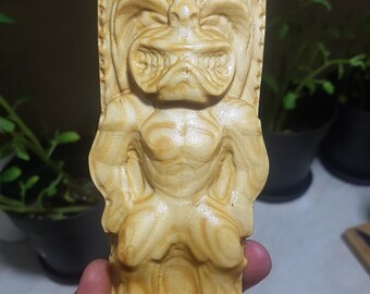 Hawaiian Tiki Wood sculpture 3d milled