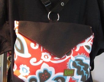 Convertible backpack, purse, handbag, crossover bag, messenger