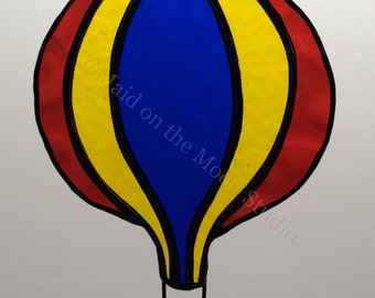 Stained Glass Hot Air Balloon