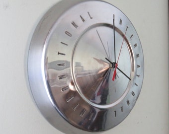 International Truck Hubcap Clock No. 2573