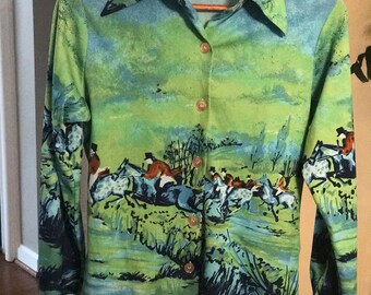 Vintage men's shirt, Vintage men's novelty shirt, vintage 60s, vintage 70s
