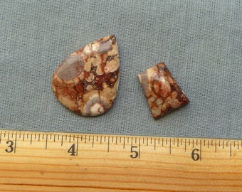 Bird's Eye Rhyolite cabochon destash lot