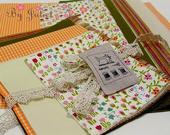 Vintage Fabric Pack Japan Cotton Linen Gingham Floral Flower Print Strips Solid Color Lace Zakka Mix Precut Bundle Scraps Grab Bag Assorted