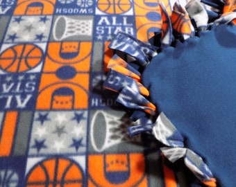 All Stars Basketball Hand Tied Fleece Blanket