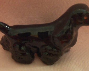 Miniature Dog Figurine - Black