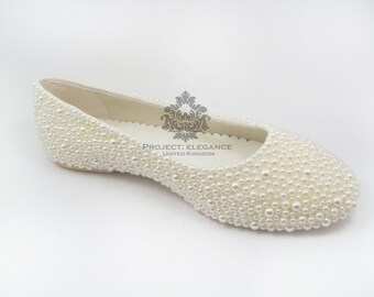 Alice - ragazze / pompe Childrens Pearl ballerine Flat