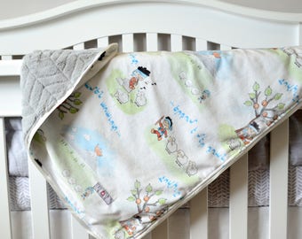 Armenian Baby Boy Blanket - Little Shepard - Ararat Mountain