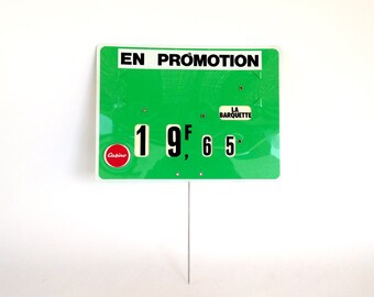 French Display Labels CASINO / Vintage French fruits Price Tickets