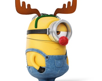 minion reindeer christmas minion movie instant download digital printable design printable christmas card minion printable - Minions Christmas Movie minion reindeer christmas minion movie instant download digital printable design printable christmas card minion printable - Minions Christmas Movie